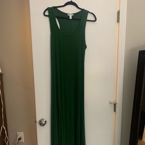 Racer Back Floor Length Maxi Dress